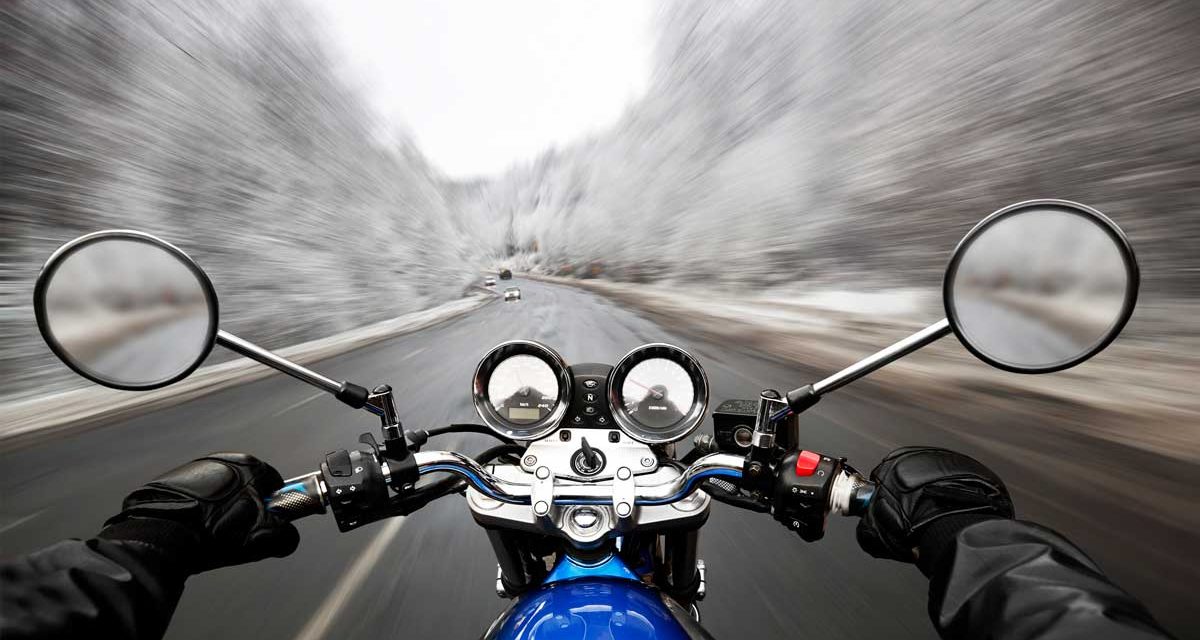 Riding a Motorcycle in the Winter