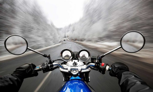Riding a Motorcycle in the Winter